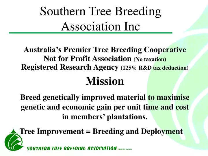 southern tree breeding association inc