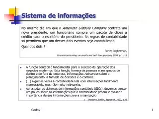 sistema de informa es