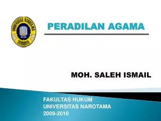 PPT - Sejarah Peradilan Agama Di Indonesia PowerPoint Presentation ...