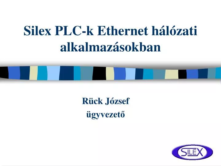 silex plc k ethernet h l zati alkalmaz sokban