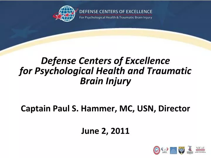 defense centers of excellence for psychological health and traumatic brain injury