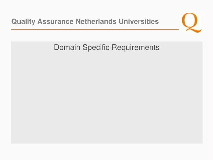 quality assurance netherlands universities