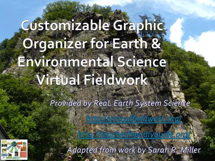 customizable graphic organizer for earth environmental science virtual fieldwork