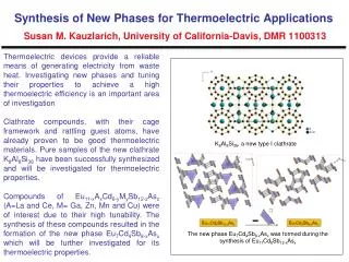 K 8 Al 8 Si 38 , a new type I clathrate