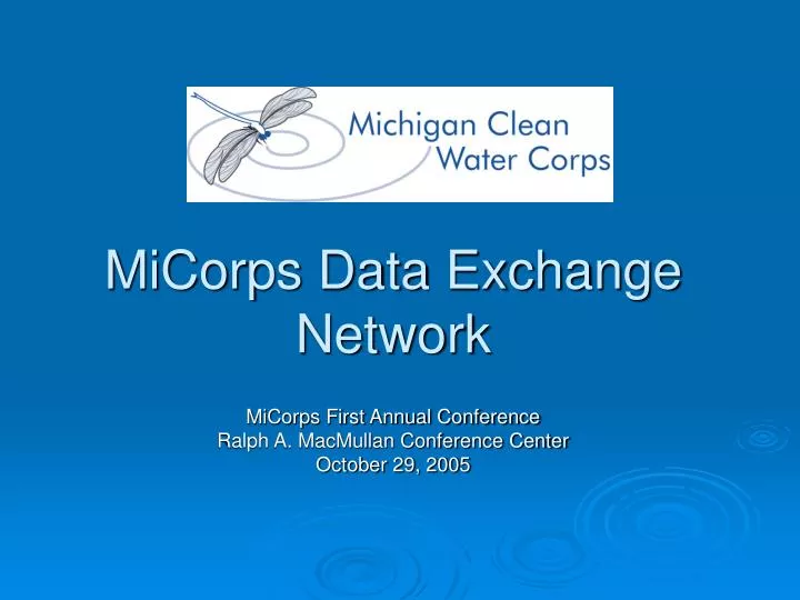 micorps data exchange network