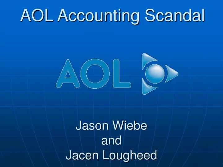 aol accounting scandal