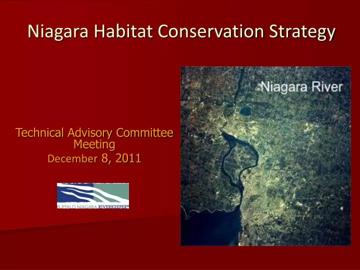 niagara habitat conservation strategy