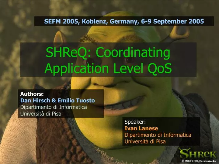shreq coordinating application level qos