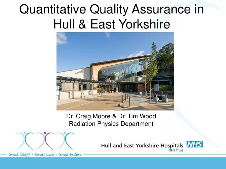 quantitative quality assurance in hull east yorkshire