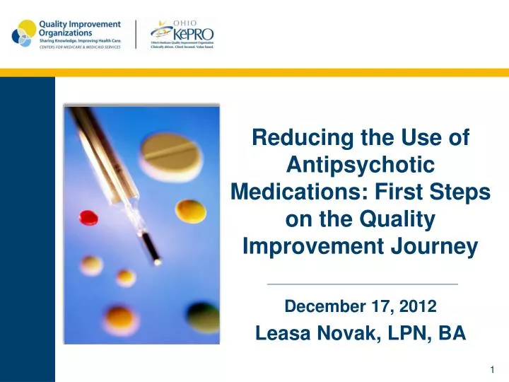reducing the use of antipsychotic medications first steps on the quality improvement journey