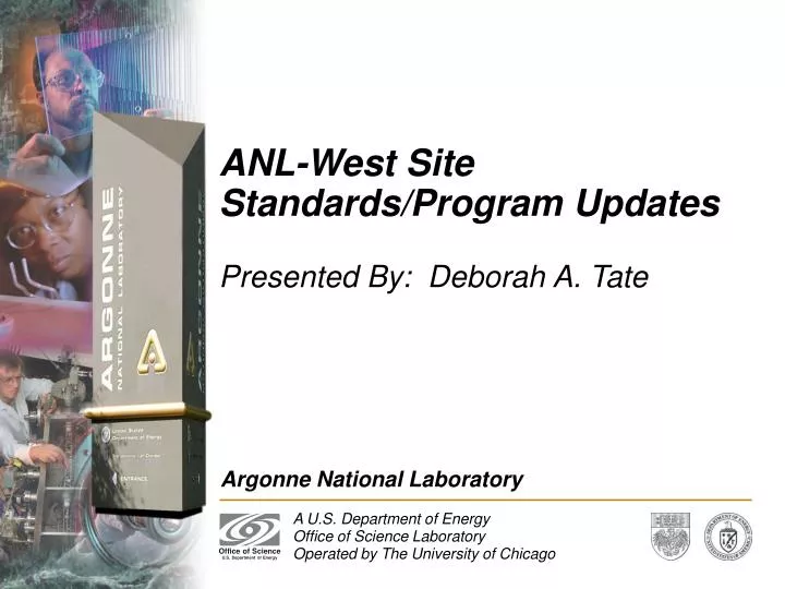 anl west site standards program updates