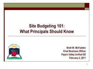 Site Budgeting 101: What Principals Should Know