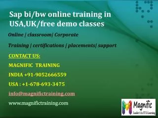 sap mdm online training classes in canada
