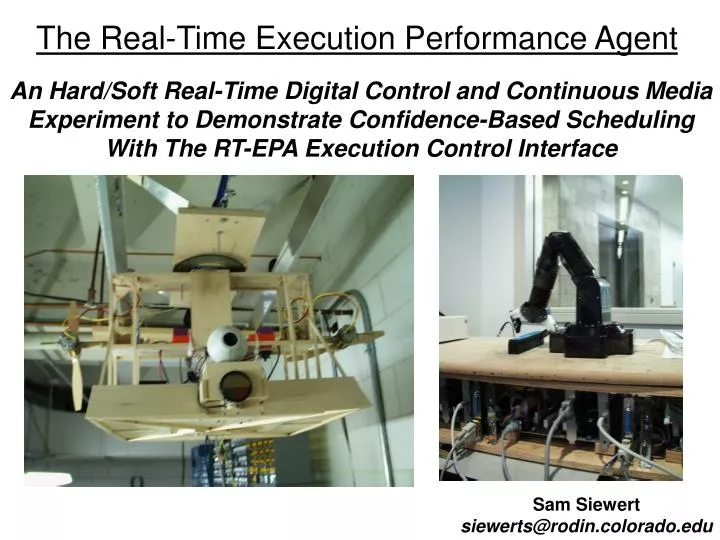 the real time execution performance agent