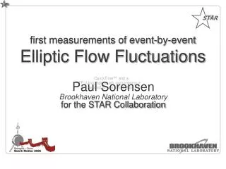 first measurements of event-by-event Elliptic Flow Fluctuations