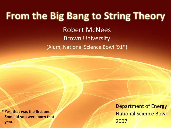 robert mcnees brown university alum national science bowl 91