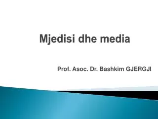 mjedisi dhe media