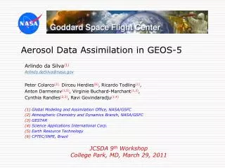 Aerosol Data Assimilation in GEOS-5