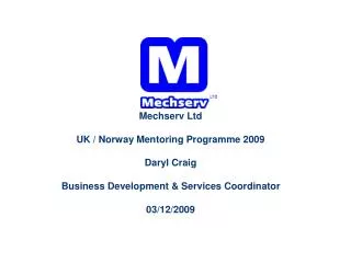 Mechserv Company Profile