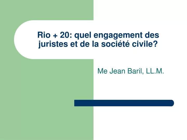 rio 20 quel engagement des juristes et de la soci t civile