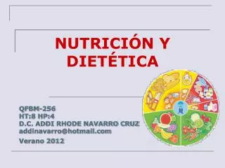 nutrici n y diet tica