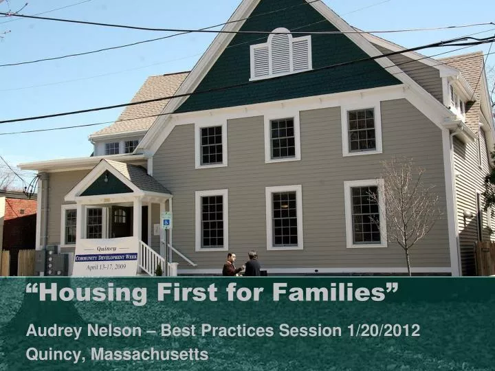 housing first for families
