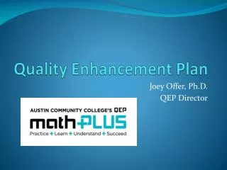 Quality Enhancement Plan