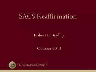 SACS Reaffirmation