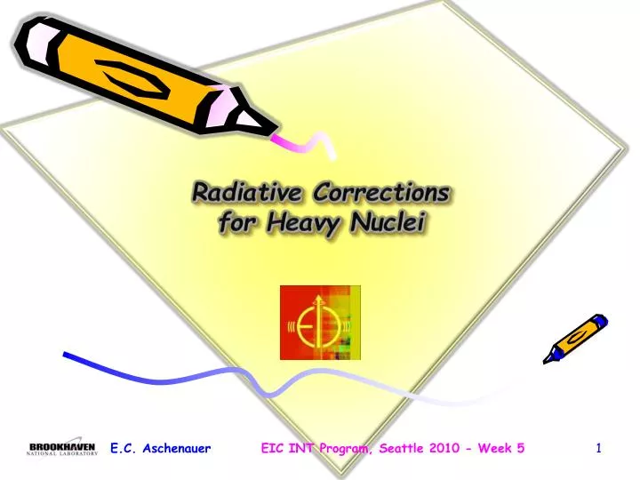 radiative corrections for heavy nuclei
