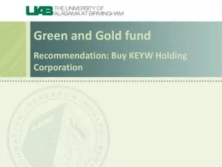 Recommendation: Buy KEYW Holding Corporation