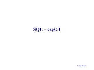 sql cz i