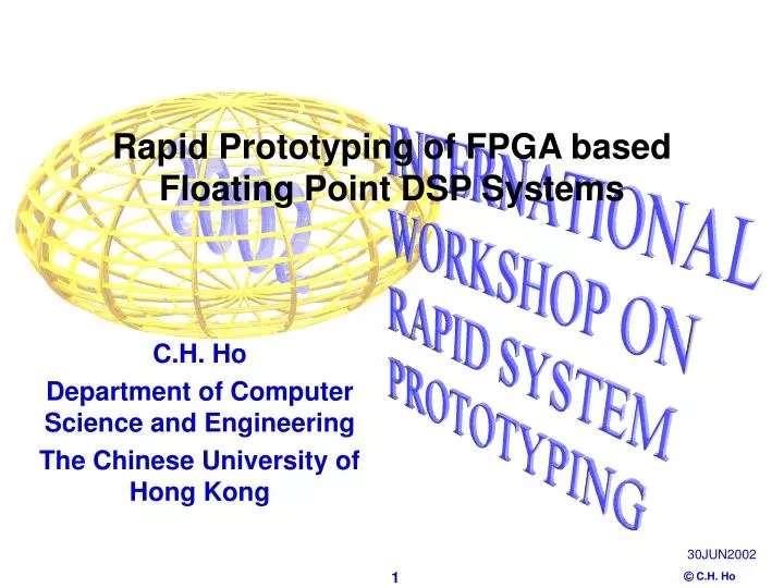 rapid prototyping of fpga based floating point dsp systems