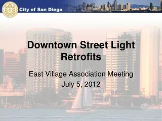 Downtown Street Light Retrofits