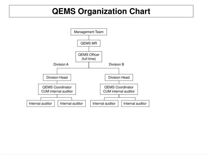 qems organization chart