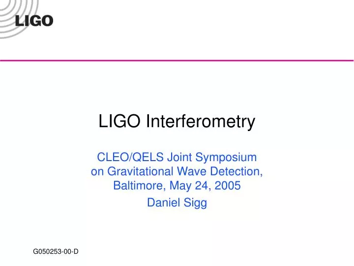 ligo interferometry