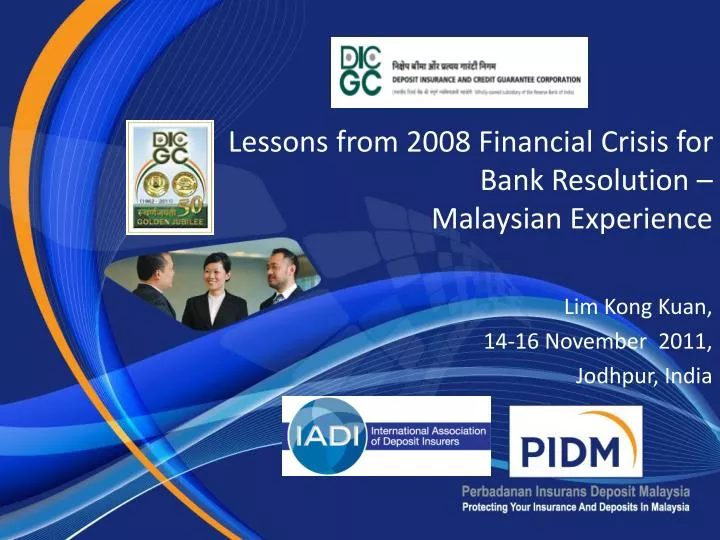 lessons from 2008 financial crisis for bank resolution malaysian experience