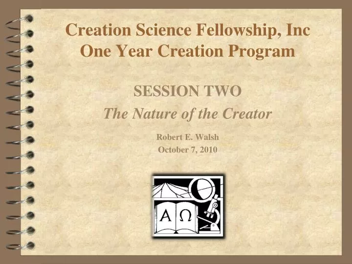 creation science fellowship inc one year creation program