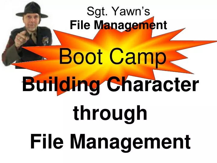 sgt yawn s file management