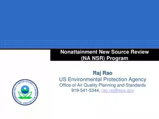 Nonattainment New Source Review (NA NSR) Program