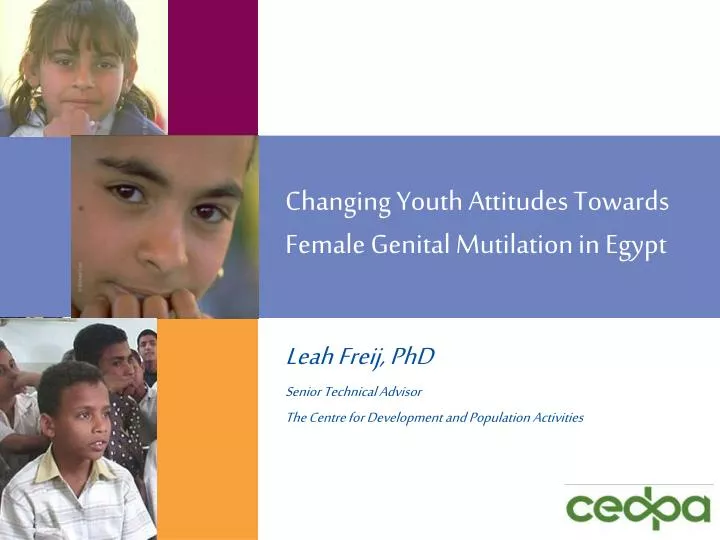 changing youth attitudes towards female genital mutilation in egypt