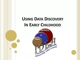 Using Data Discovery In Early Childhood