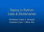 PPT - Lists in Python PowerPoint Presentation, free download - ID:1177595