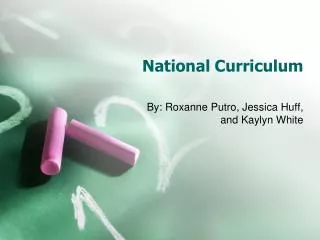 National Curriculum