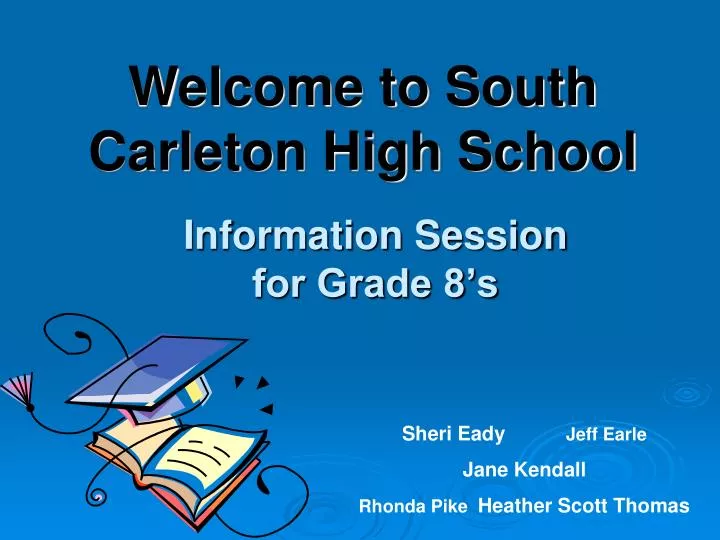 information session for grade 8 s