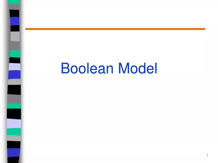 boolean model