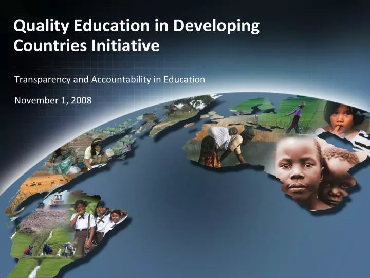 quality education in developing countries initiative