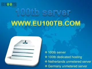 Germany unmetered server