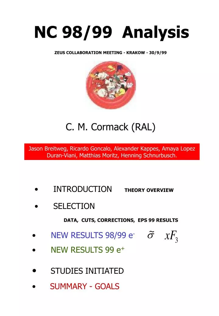 nc 98 99 analysis