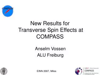 New Results for Transverse Spin Effects at COMPASS