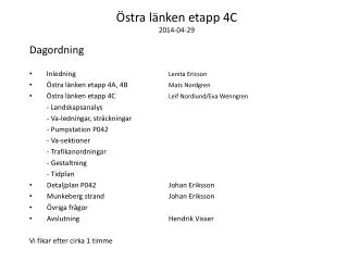 dagordning